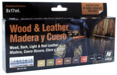 AV 70182 - Model Color Set: Wood & Leather (8x17ml)